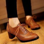 Brogues heels